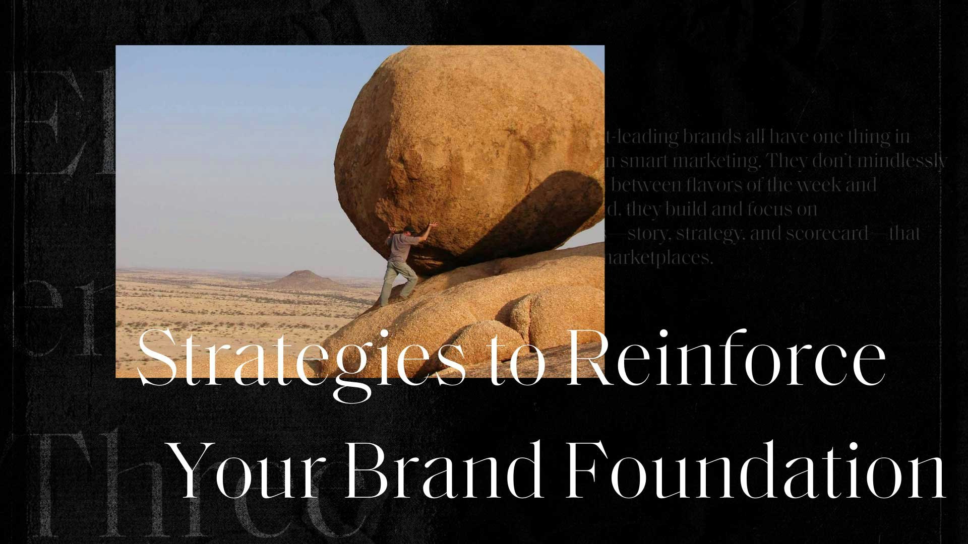 strengthening your brand